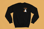 Booey Ghost Sweatshirt | Adult Black Chest Print