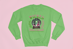 Wicked Design Sweatshirt | Pink & Green Park Day