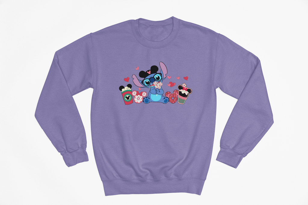 Blue Alien Snacks Sweatshirt | Park Day Jumper