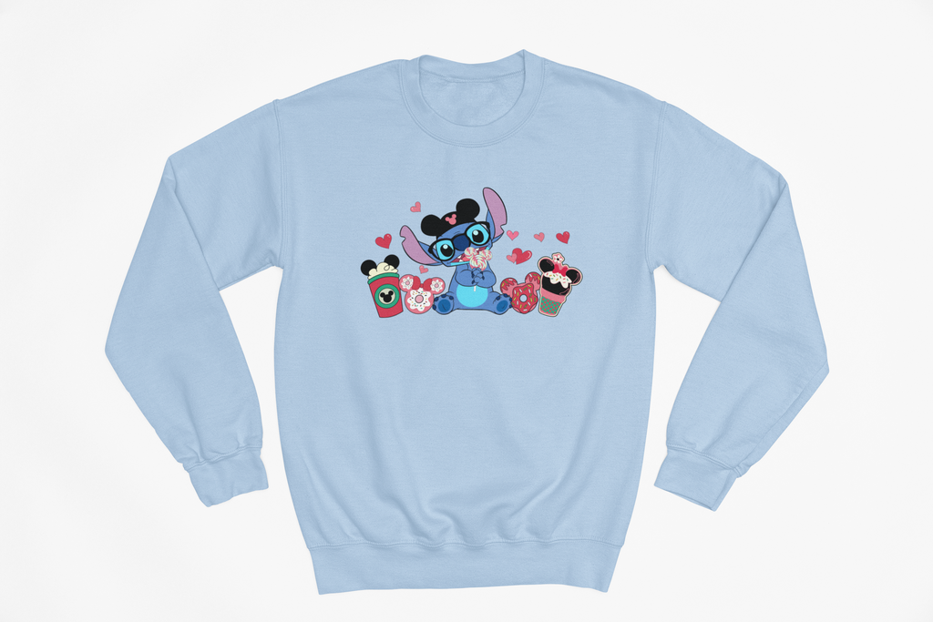 Blue Alien Snacks Sweatshirt | Park Day Jumper