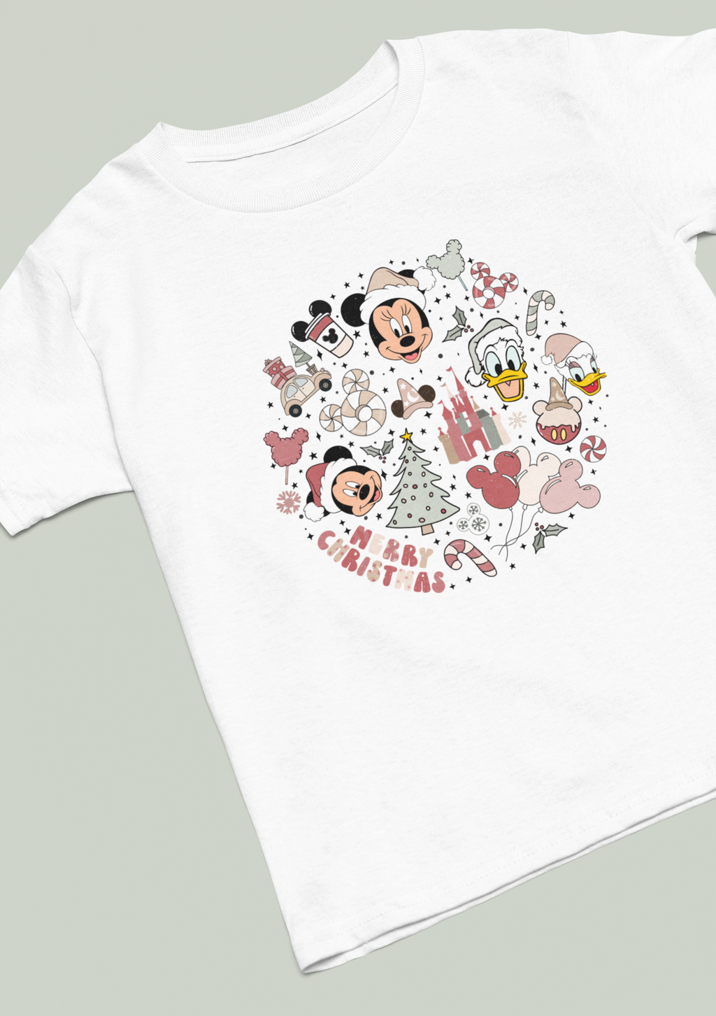 Merry Mouse Friends Sweatshirt | Christmas Park Days