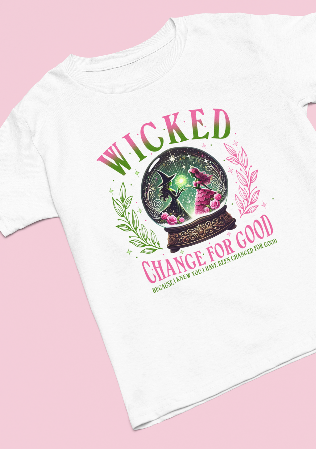 Wicked Designs T-Shirt | Pink & Green Park Day Tee