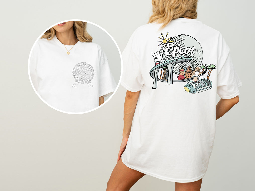 Epcot Double Sided Print T-Shirt
