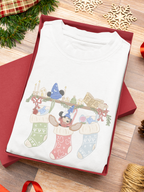 Mouse Stocking Shelf Sweatshirt | Christmas Park Days