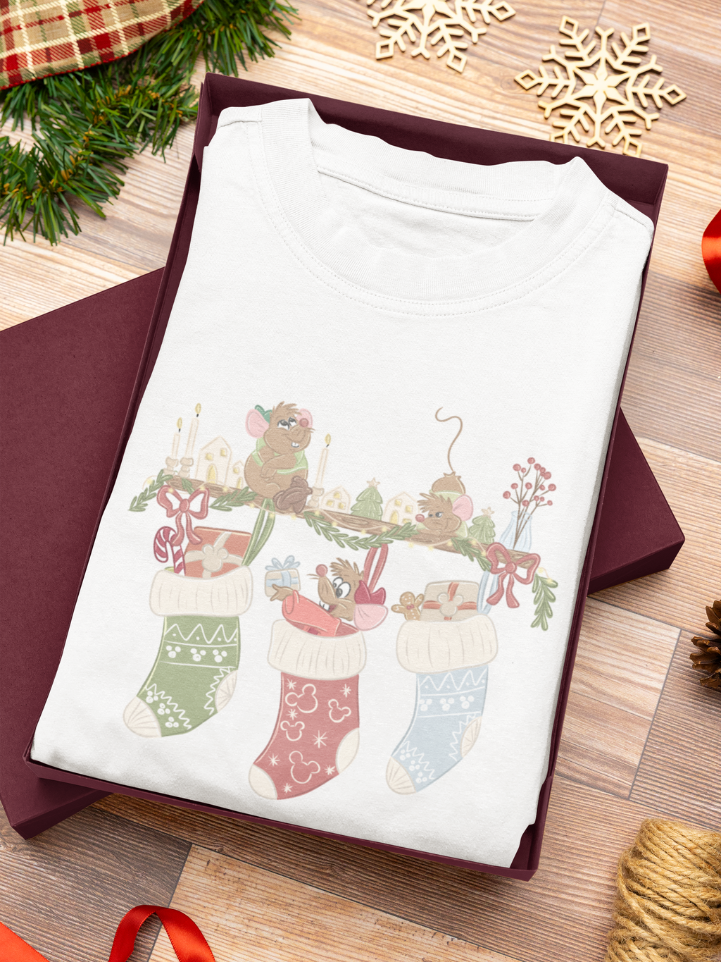 Mice Stocking Shelf Jumper | Fairytale Christmas