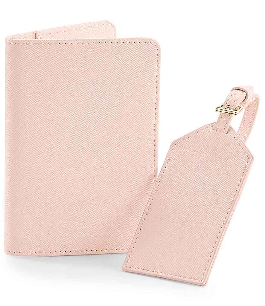 Pink Passport Cover & Luggage Tag Set | Personalised