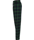 Navy & Green Tartan Pyjama Bottoms | Adults