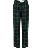Navy & Green Tartan Pyjama Bottoms | Adults