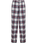 Pink & White Tartan Pyjama Bottoms | Adults